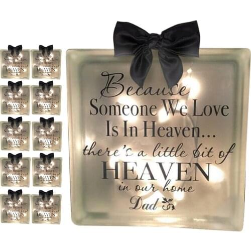 Luminous Decoration Simple Transparent Desktop Lighting Ornament special reminder way of remembrance a grateful gift for lovers