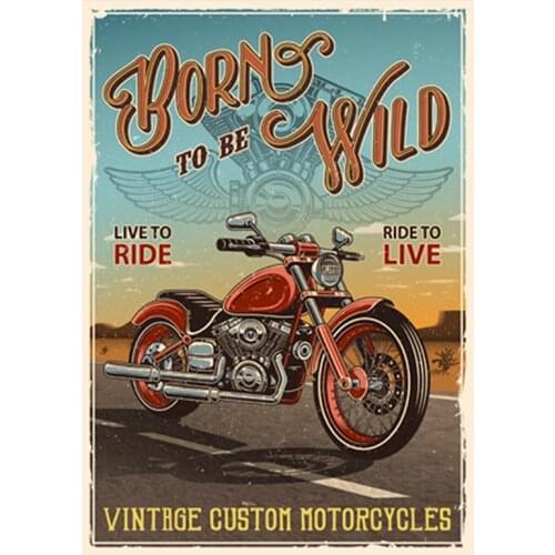 Vintage Motorcycle Stickers On The Fabric Thermal Transfer Stripe Clothing Stickers Diy T-Shirt Washable Patch Iron