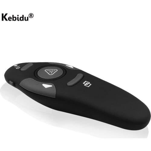 2.4GHz Wireless Presenter Red Laser Pointers Pen USB Receiver Office RF Remote Control Page Turn PPT Powerpoint Presentation