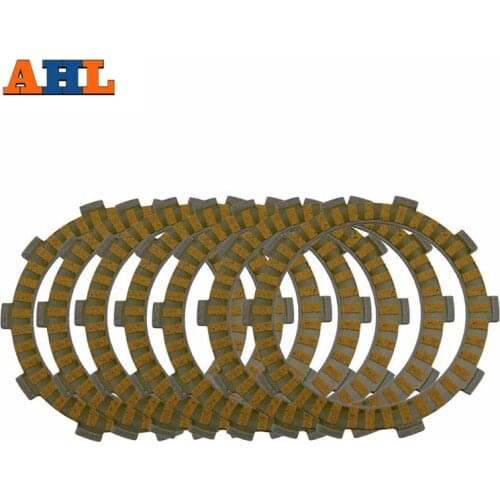 AHL Motorcycle 7pcs Clutch Friction Plates For HONDA CBR400 NC29 Paper-based Clutch Disc