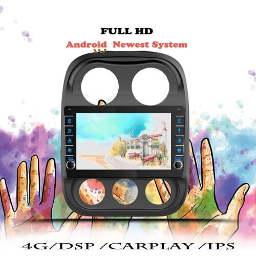 Car Radio Android Multimedia Player For Jeep Compass 1 MK 2009 2010 2011 2012 2013 2014 2015 Navigation GPS 2 din DVD Head Unit