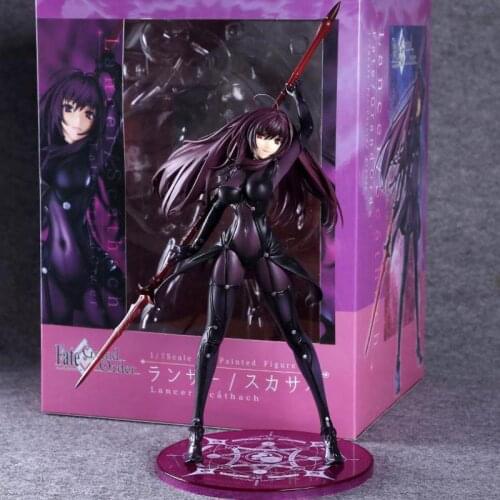 27cm Fate Zero Fate/grand Order Lancer Scathach Scale Pre-painted Japanese Anime Figures Action Toy Figures Pvc Model Collection
