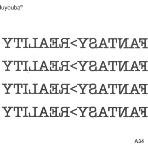 Fantasy>Reality Fake Tattoo Tatuajes Tatuagem Body Art Waterproof Temporary Tattoo Sticker Small English Letter Tatoo Sticker