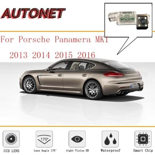 AUTONET Rear View camera For Porsche Panamera MK1 2013 2014 2015 2016/CCD/Reverse Camera/Backup Camera/license plate camera