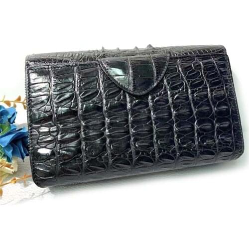 Hongsen crocodile handbags male clutch bag Hand caught More screens large capacity fashion male Hand bag men bag