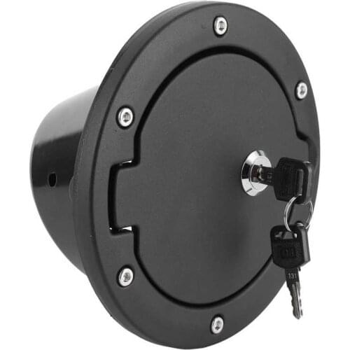Fuel Tank Cap Locking Cover + Lock with 2 Key Szzt04145 Fit for Jeep Wrangler 07-18 2/4Doors Auto accessories