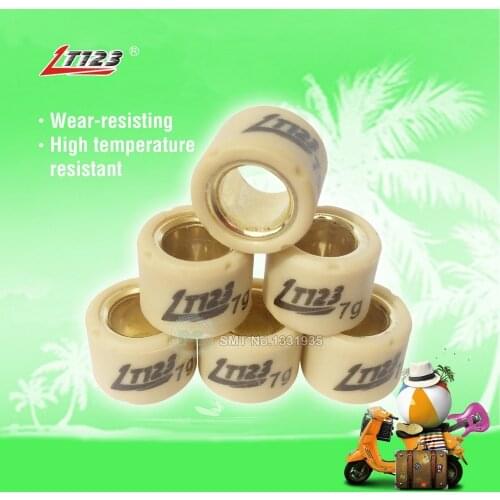 LT123 Motorcycle Scooter Drive Pulley Weight Variator Roller set 15x12mm For BWS JOG 50 90 100 RSZ ZERO CUXI MIO (5g-12g)
