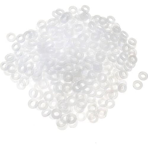 M8*16mm*0.9mm soft Plastic gasket transparent nylon insulation flat washer 1000pcs/lot