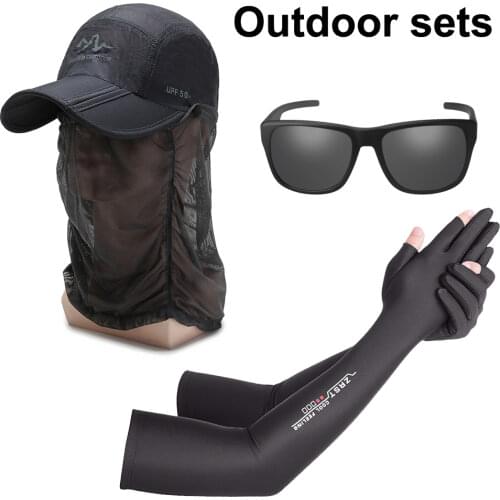 1Pair Sun Protection Arm Cooling Sleeve Warmers Cuffs UV Protection Mens Sleeves Sport Gloves Sun Protection UV Cover Cycling