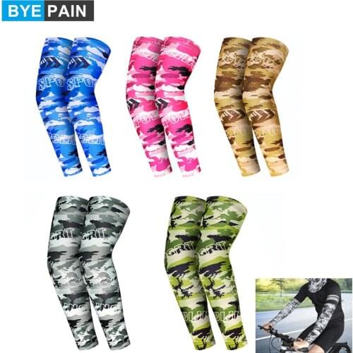 1Pair Arm Sleeves Unisex Summer Cooling UV Protection Anti-slip Arm Cover Sports Tattoo Cover for Driving Golf Fishing