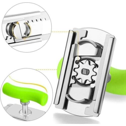 Stainless Steel Adjustable Can Opener Manual Jar Opener Durable Bottle Opener Useful Kitchen Gadgets Tool