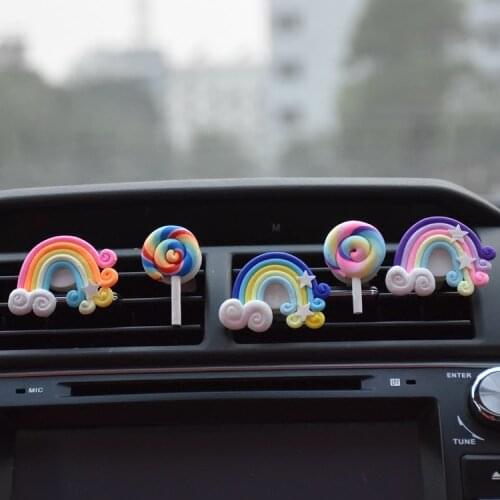 Car perfumes Cute Cartoon car air freshener perfumes 100 original Air Conditioning freshener Women parfume car styling