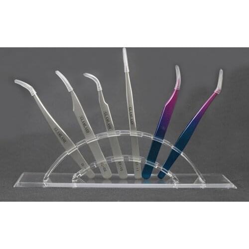 GLAMLASH Tweezer Storage Holder Eyelash Extension Tweezers Scissor Storage Rack Acrylic Holder Stand Beauty Makeup Tools