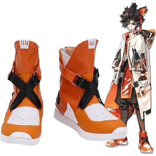 Arknights AAK Cosplay Boots Leather Shoes Custom Made Any Size