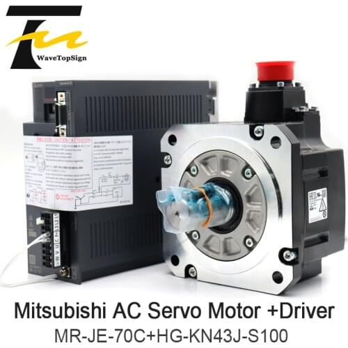 Mitsubishi AC servo motor +Driver Amplifier MR-JE-40C Motor HG-KN43J-S100 Series 400W