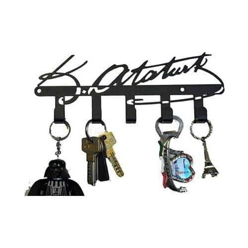 Simge Building Decoration Mustafa Kemal Ataturk 'S Signature Figured Significantly and Decorative