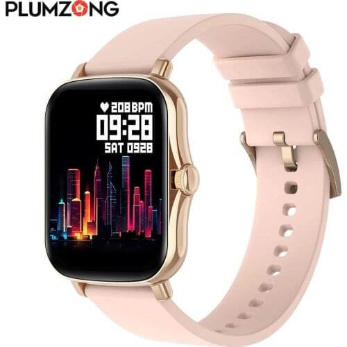 1.69 inch 2021 Smart Watch Women Full Touch Fitness Tracker Blood Pressure Waterproof GTS 2 Smartwatch Men Sport Smart Clock