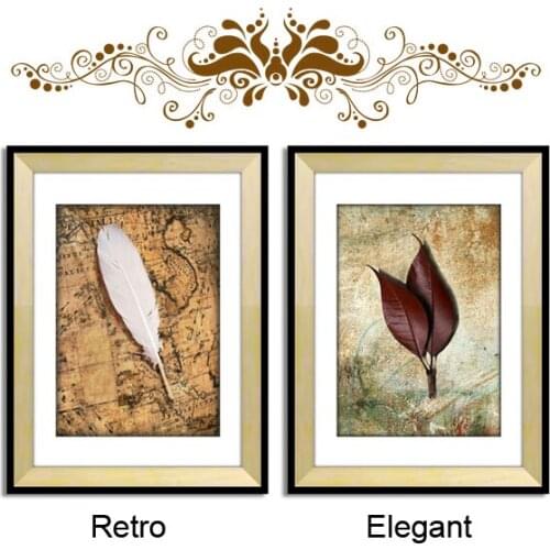 Lucky leaves modern pictures painting combination Graphic Arts mural canvas Printing wall 3d pictures for living room