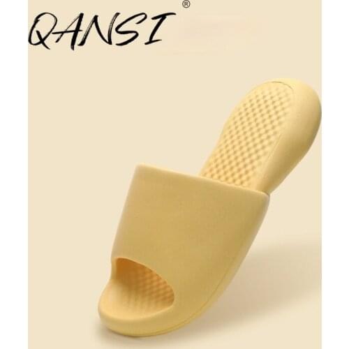 Summer EVA Flat Couples Bathroom Slippers Indoor Comfortable Soft Bottom Men Slippers Non-slip Massage Thick Bottom Bath Shoes