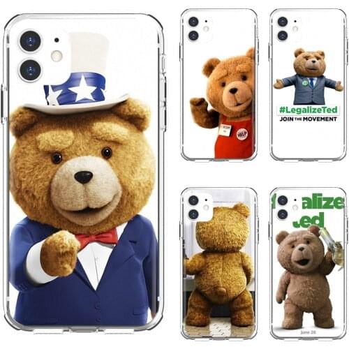 Ted-Bear-Movie-Ted-Kiss-MY-Butt-Ass For Xiaomi Redmi 2 S2 3 3S 4 4A 5 5A 5 6 6A 7A 9 9T 9C 9A Pro Pocophone F1 TPU Silicone Case