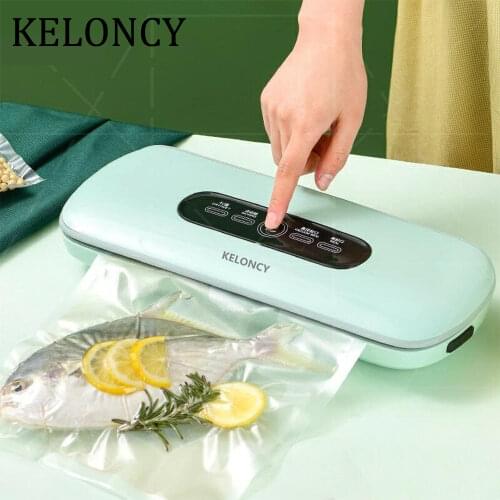 KELONCY Vacuum Packaging Machine Storage in the Kitchen Plastic Bag Sealer Gift 10 Vacuum Bags Vacuum Sealer For Food VS8809