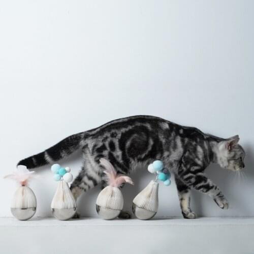 Eighteen paper tumblers, eggs and water drops, creative cat toys, funny cats, home accessories and interesting ornaments