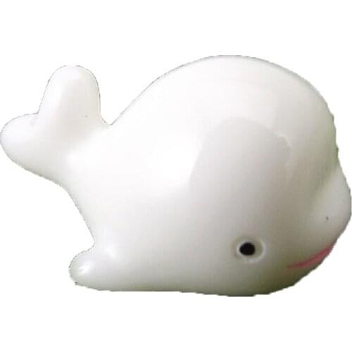 1Pcs Micro Landscape Resin Mini White Whale Ornaments Moss Ecological Bottle Landscaping Accessories Micro Landscape Decoration