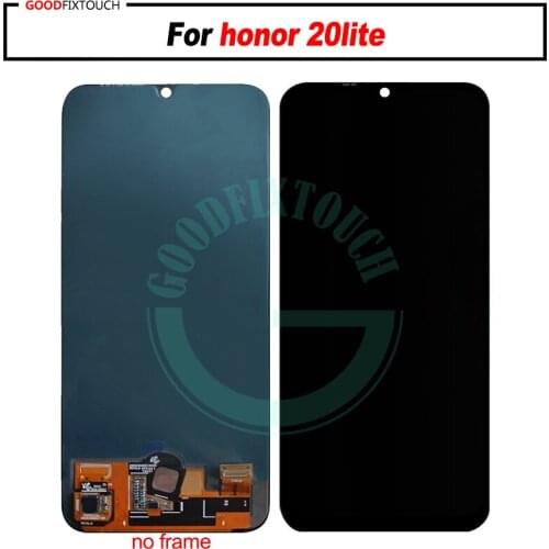 100% Tested OK 6.3" For honor20 lite LCD Screen Display + Touch Panel Digitizer Assembly For honoe 20lite lcd