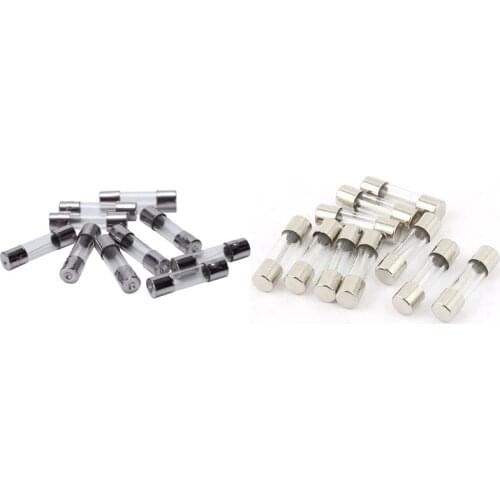 20 Pcs Fast Blow Type Glass Tube Fuses 5X20Mm 250V 1.5A & 10A