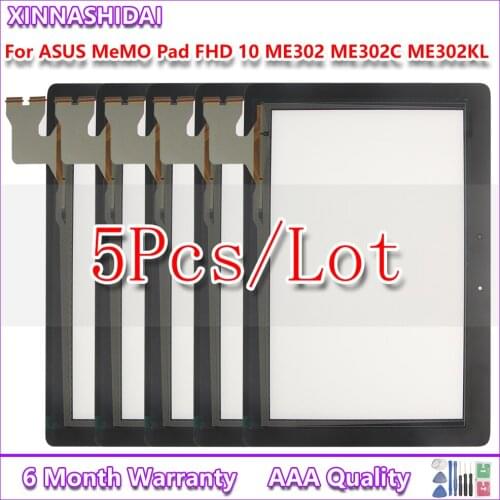 5PCS/LOT For ASUS MeMO Pad FHD 10 ME302 ME302C ME302KL K005 K00A 5425N FPC-1 Touch Screen Digitizer Glass Sensor Tablet Pc