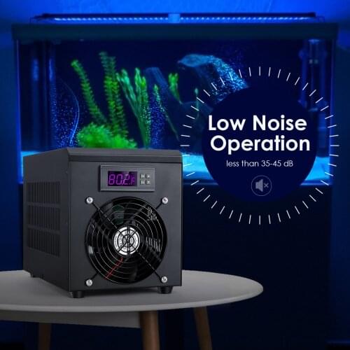 Aquarium Water Chiller 60L Fish Tank Cooler Heater System Temperature Setting Device Constant For Home Fish Shrimp Breeding Tool