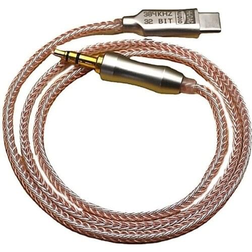 ALC 5686 Aux audio cable DAC Decoding TYPE-C to 3.5mm USB OTG car usb dual-head plug earphone connection to the recording line