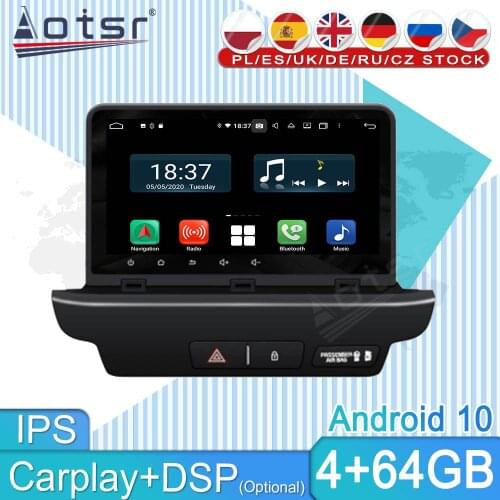 64G For KIA Ceed 2018 2019 2020 Car Multimedia Player Stereo Android Auto Audio Radio Tape Recorder GPS Navigation PX6 Head Unit