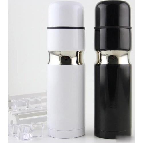 C Classic Logo Vacuum Cup Thermoses 304 Stainless Steel Car Bottle Lipstick Coffee Cup Travel Vacuum Flask