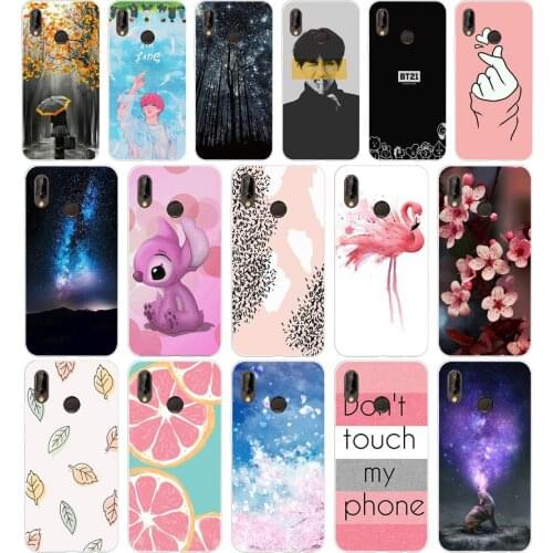 F Huawei P20Lite Case 5.84inch Huawei P20 Lite Soft Rubber TPU Silicone Back Phone Case For Huawei P30 Lite PRO Cover Bag Cases