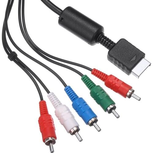 For Sony PlayStation 2 3 1pc 1.8m HDTV AV Audio Video Cable AV A/V Component Cable Cord Wire PS2 PS3 Slim Game Adapter Mayitr