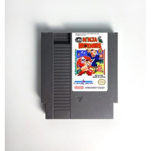 Little Ninja Brothers - Game Cartridge For NES Console 72 Pins 8bit
