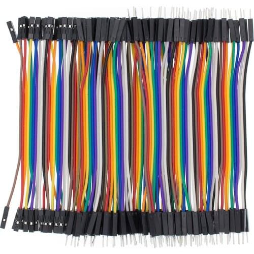 Dupont line 120pcs/40pcs 10cm male to male + male to female and female to female jumper wire Dupont cable 1 sets