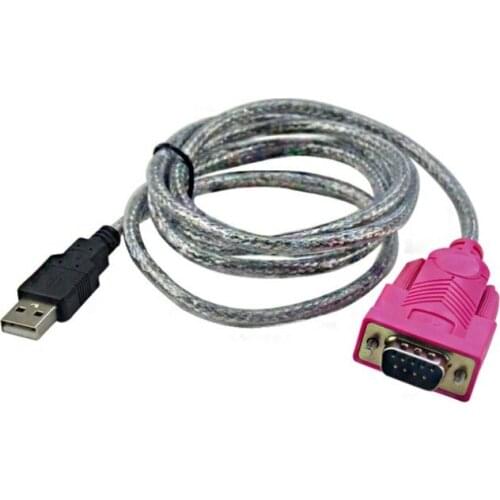 USB to Serial Data Extension Cord USB to RS232 DB9 9Pin COM Port Converter Cable for Cash Registers Printers Digital Camera