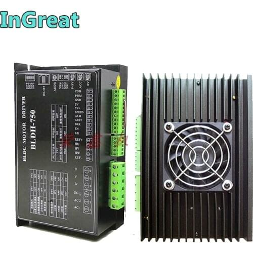 Hall Drive Controller Brushless 600W 750W 8A 220V AC Motor Driver BLDC Driver Adjustable High Speed 20000RPM PWM with RS485