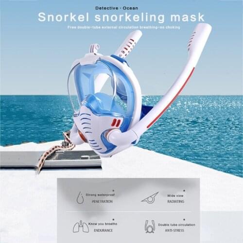 Diving Mask Snorkel Mask Underwater Anti Fog Full Face Snorkeling Mask Women Men Kids Swimming Scuba Diving Equipment