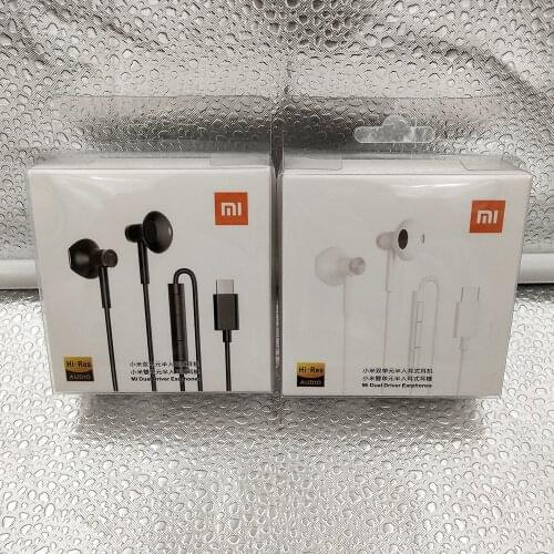 Xiaomi Mi 10 11 10T Pro 9 Type-C Jack Earphone Hybrid DC Seo In-Ear Earphone With Mic Wire Control Dual Driver For Redmi K40 Pro
