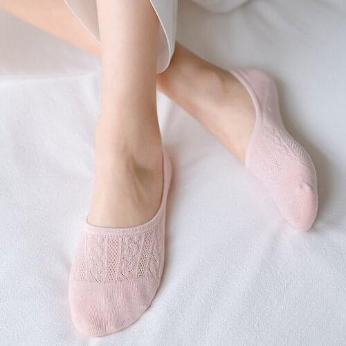 10pcs/Set Women Socks slippers Silicone non-slip boat socks Thin Cotton sock short calcetines skarpetki damskie chaussette femme