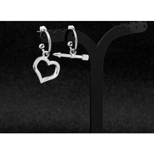 2021 new cupid love earrings small and beautiful asymmetric earrings ear clips