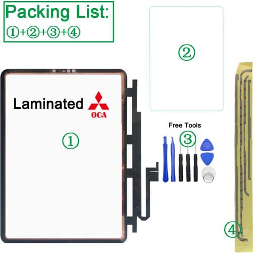 1Pcs Touch Screen Digitizer Lovain Compatible With iPad Pro 11-inch 2021 3rd Generation A2377 A2459 A2301 A2460