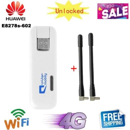 Original unlocked HUAWEI E8278 E8278S-602 4G 150Mbps LTE Cat4 WiFi Dongle 4G USB modem