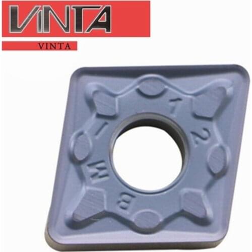 10pcs/lot CNMG 120404 120408 120412 BM square Blade stainless Cermet lathe insert CNMG120404 Steel blade turning cutter CNC too