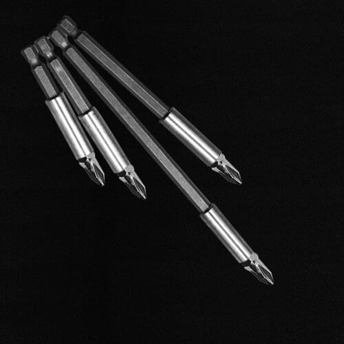 1/4 electric batch head strong magnetic connecting rod pistol drill extension rod extension rod 6.35mm sleeve quick switching