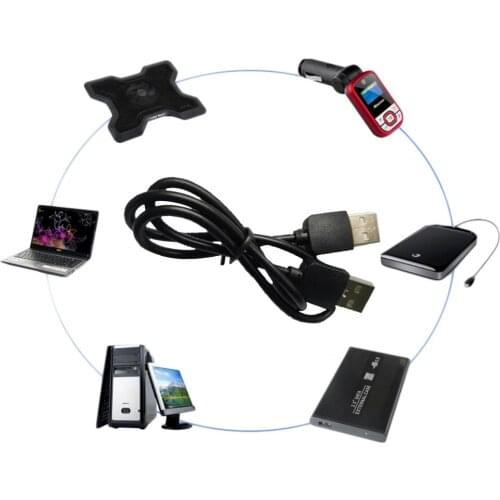 USB 2.0 Male To Male Extension Connector Adapter Cable Cord Connectors for Digital Cameras Printers PC Data Cable in stock