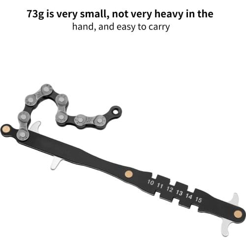 High Quality Portable Bicycle Freewheel Disassembly Wrench Chain Whip Cassette Sprocket Remover Tool Chain Wrench Portable